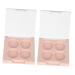Gogogmee 2pcs Eye Shadow Replacement Box Empty Box Blank Travel