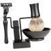 Frcolor 4-Piece Razor Stand Set - Stable Space Saver with Zinc Alloy Shaving Box for Men - Perfect for Razor and Brush Organization - Buy Online on GoSupps.com