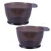 Lurrose 2 pieces Hair color bowl plastic color mix color shell coloring dye dye