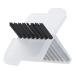 Wax Guard Filters 8Pcs Plastic Hear Clear Filters with Transparent Container Cerumen Stop Cleaning Tool Kit Protective Hearing Assistance Accessories (Black)