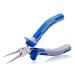 SPEEDWOX 5 Inches Round Nose Pliers Micro Round Pliers Wire Looping Pliers Mini Ultra Tapered Jaw Precision Nippers Functional with Spring Fine Pliers Craft Small Jewelry Making Hand Tools 5 Round Nose Plier