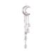 sukisuki Rhinestone Moon Tassel Women Hair Clips Hairpins Wedding Party Accessories