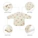 Vicloon Waterproof Baby Bibs with Long Sleeves for 6-12 Months - Perfect for Food Art & Crafts - Beige - Buy Online on GoSupps.com