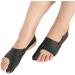 Jinlingnb 2 pieces toe spreader Hallux-Valgus-rail bunion corrector foot pain care bone-thumb gladder pedicure orthesis support for day and night (black m) black M