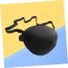 TOVINANNA 2pcs Lazy Eye Patch Single Eye Cover Pirate Eye Patch Costume Eye Patch Adjustable Eye Patch Black - Buy Online on GoSupps.com