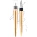 Waterproof Eyeliner Pencil Long Lasting Waterline Eyeliner for Women Quickdrying eyeliner pencil for different makeup waterproof liner easy to create any look Raxove Silver - Buy Online on GoSupps.com