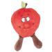 Flamingo Pet Products FL-520715 Red Apple Soft Toy for Dogs Red