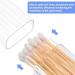 Portable Cotton Swabs Container - 2 Piece Clear Storage Box with Dust-Tight Lid | Ideal for Travel (Blue) - Buy Online on GoSupps.com