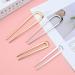 Bekecidi 4 Pieces Classic French Hair Pins Metal U Shaped Hair Pin Hair Fork Elegant Hair Clips Sticks Prong Chignon Pins for Buns Women Girls DIY Hairstyle Accessories (Gold Silver) - Buy Online on GoSupps.com