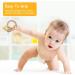 Vicloon Silicone and Wood Teething Toy for Baby - Easy to Clean Octopus Teether Chew Toy for Boys & Girls (Grey - Buy Online on GoSupps.com