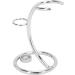 Stainless Steel Shaving Brush & Razor Stand - Men's Razor Tool Holder for Secure Storage (Silver) - Buy Online on GoSupps.com