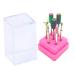 GLOA Electric Nail Drill Bit Set Nail File Bits Cuticle Remover Bits 7Pcs Tungsten Steel Ceramics Remove Gel Polish Manicure Pedicure Nail Drill Bits 9#