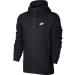 Nike Men's Sportswear Club Full Zip Hoodie - Black/White - Size Large - Buy Online on GoSupps.com