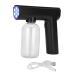 Portable Nanometer Mist Sprayer Gun Rechargeable Nano Electric Handheld with Light Fogger Multifunctional Wireless Cleaning for Home School Office or Garden (Black)