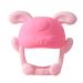 Xiaoxin baby bite toys ninchen bite glove baby bite ring baby bite glove bite pacifier silicone user for toddlers from 3 months removable component pink