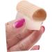 Silicone Gel Toe Tubes - Medium Khaki, Cuttable & Comfortable Toe Separator for Bunion Relief and Toe Alignment - Buy Online on GoSupps.com