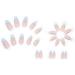 Almond Flower False Nails Short 24Pcs Oval French Fake Nails Light Blue and White Press on Nails - Floral Nude French Nail Tips - Nail Glue Stick - Women Girls Nails Art - Blue 29 Piece Set - Buy Online on GoSupps.com