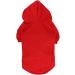 Petleso Fleece Dog Sweater & Coat for Large Dogs - Warm Red Hoodie Easy On/Off | Size 4XL - Buy Online on GoSupps.com
