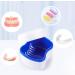 UQMIQURA 2-Piece Denture Bath Box | Secure & Clean Prosthesis Storage | Orthodontic Case for Effective Teeth Cleaning - Buy Online on GoSupps.com
