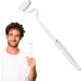 S-Shaped Toothbrush - Soft Bristles & Interdental Cleaning Brush | Reusable Silicone Head | Zah Transparent (1 Pack) - Buy Online on GoSupps.com
