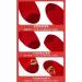 Chinese New Year Red Socks - High-End Embroidered Women's Socks for Good Luck - 3 Pairs (Size 34-39) - Buy Online on GoSupps.com