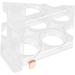 Hohopeti Egg Storage Rack Egg Holder for Fridge Eggs Egg Storage Stand Egg Rack for Fridge Door Dedicated Box White 25.00X20.00X11.00CM - Buy Online on GoSupps.com