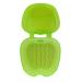 Mnyd prosthesis case prosthesis cup with sieve prosthesis bathbox Storage box for false teeth with basket Network container holder for cleaning travel tendrils transparent green