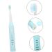 Magiclulu Children's Electric Toothbrush Set - Waterproof Automatic Toothbrush with Soft Bristles & Replacement Head - Blue - Buy Online on GoSupps.com
