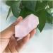 Natural Rose Quartz Crystal Terminated Wand Point Gemstone Specimen Household Natural Stones and Minerals - Buy Online on GoSupps.com