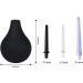 Abyclean Rectal Enema Bulb 220ML - BPA-Free Anal Douche for Men and Women with 3 Nozzles - Buy Online on GoSupps.com
