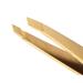 Buy TWEEZERMAN Slanted Tip Eyebrow Tweezers - Stainless Steel Gold - International Shipping Available - Buy Online on GoSupps.com