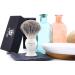 Pure Black Badger Hair Shaving Brush with Ivory Base - Designer Box Included | Men's Grooming Essential - Buy Online on GoSupps.com