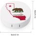 California Map Flag Bear Round Case For Contact Lens Kit Storage Box with Mirror Printed - Buy Online on GoSupps.com