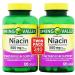 Spring Valley Flush Free Niacin (B-3) 500mg 240 Capsules - Pack of 2 Bottles - Fast-Acting Formula - Buy Online on GoSupps.com