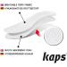 Kaps Sport Shoe Insoles for Sports Shoes - Breathable & Sweat-Absorbing Inserts for Trainers & Sneakers (Size 45 EUR/12 US Men) - Buy Online on GoSupps.com
