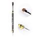 KADS Kolinsky Sable Brush 2 Way Acrylic Professional French Manicure Clean-up Brush Nail Art Brush Nail Dotting Pen (2)