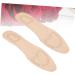 Healifty Women's Leather Insole Shoe Inserts - Breathable Sports Shoe Cushion - Genuine Leather - Absorb Sweat - Beige - 26.5x10cm (1 Pair) - Buy Online on GoSupps.com