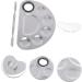 minkissy 1 Set Palette Nail Paint Display Boards Manicure Art Tools Manicure Display Boards Manicure Paint Trays Nail Display Racks Nail Art Tools Nail Polish Mixed Board Stainless Steel 12.5X9.5X1.5CM Silver - Buy Online on GoSupps.com