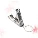FRCOLOR Stainless Steel Nail Clipper Stainless Steel Nail Clippers Folding Nail Clipper Stainless Steel Bottle Opener Key Chain Strength - Buy Online on GoSupps.com