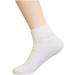 3 Pair Diabetic Ankle Circulatory Socks Men's Health Support Loose Fit White 10-13 - Buy Online on GoSupps.com