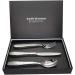 BunMo Weighted Utensils for Tremors and Parkinson's Patients - Heavy Silverware Set for Adaptive Eating - Knife, Fork, Spoon (3 Pieces) - Buy Online on GoSupps.com