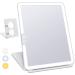 VANMRIOR Makeup Mirror Vanity Mirror with Lights True LED 3X 5X Magnification Travel Mirror for Desk Small Compact Cortable Foldable Mirror