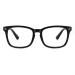 Cyxus Computer Blue Light Blocking Glasses Men Women Square Glasses UV Filter Eyeglasses for Digital Screens, Anti Eye Strain 01 - Matte Black Frame - Clear Lens