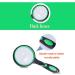 10x Magnifying Glass for Seniors & Children - Non-Slip Rubber Gear for Easy Reading & Hobby Observation - Perfect for Small Print Inspection - Buy Online on GoSupps.com