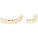 Fake Teeth Hip Hop Teeth Set Alloy Golden False Teeth Decoration Brace for Halloween Festival Party Cosplay Accessories Teeth - Buy Online on GoSupps.com