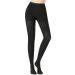 Medical Compression Pantyhose for Women & Men 20-30mmHg Graduated Support Hose Tights Opaque Close Toe Waist High Compression Stockings for Varicose Veins Swelling Edema Flight Closed Toe Black 4X-Large