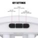 3D Eye Massage Device - USB Vibration Eye Mask for Anti-Fatigue & Wrinkle Care | International Shipping Available - Buy Online on GoSupps.com
