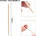 SHIYUAN 200 Hundred Orange Wooden Sticks Smooth Sticks Without Barbs A Nail Cuticle Stick With Different Functions At Both Ends Cuticle Pusher for Manicure Pedicure - Buy Online on GoSupps.com