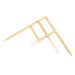 Didiseaon 1pc Second Generation Scale Printable Eyebrow Stencils Metal Stencils Makeup Tools Metal Eyebrow Ruler Diy Eyebrow Ruler Metal Dies Stainless Steel Eyebrow Pencil Make up 25x5x0.6cm Golden