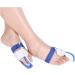 Silicone Toe Separator for Valgus Correction - Blue & White One Size - Perfect for Comfort & Alignment - Buy Online on GoSupps.com
